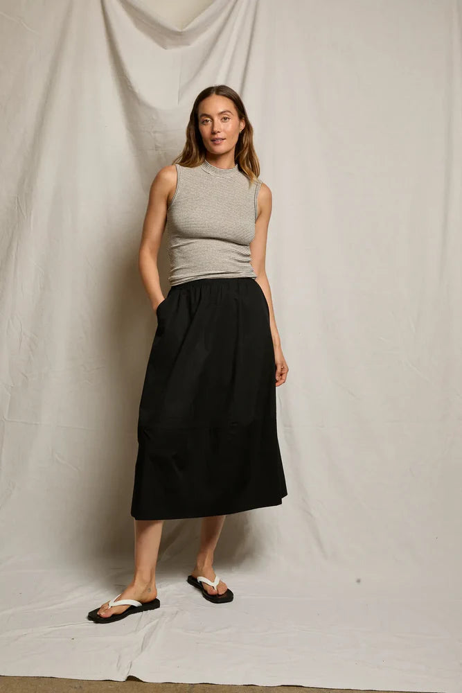 minka skirt, true black