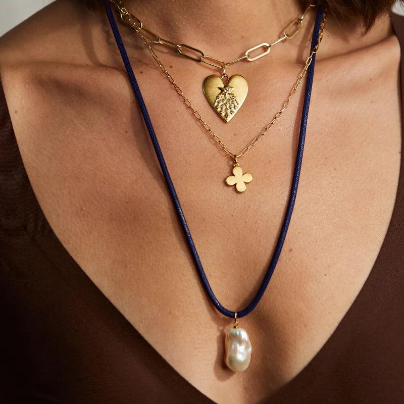 Navy Necklace Cord