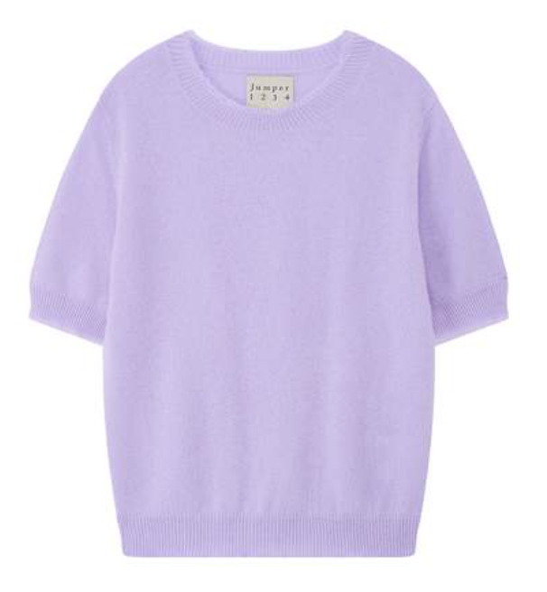 Cashmere Distressed T Shirt, Opal