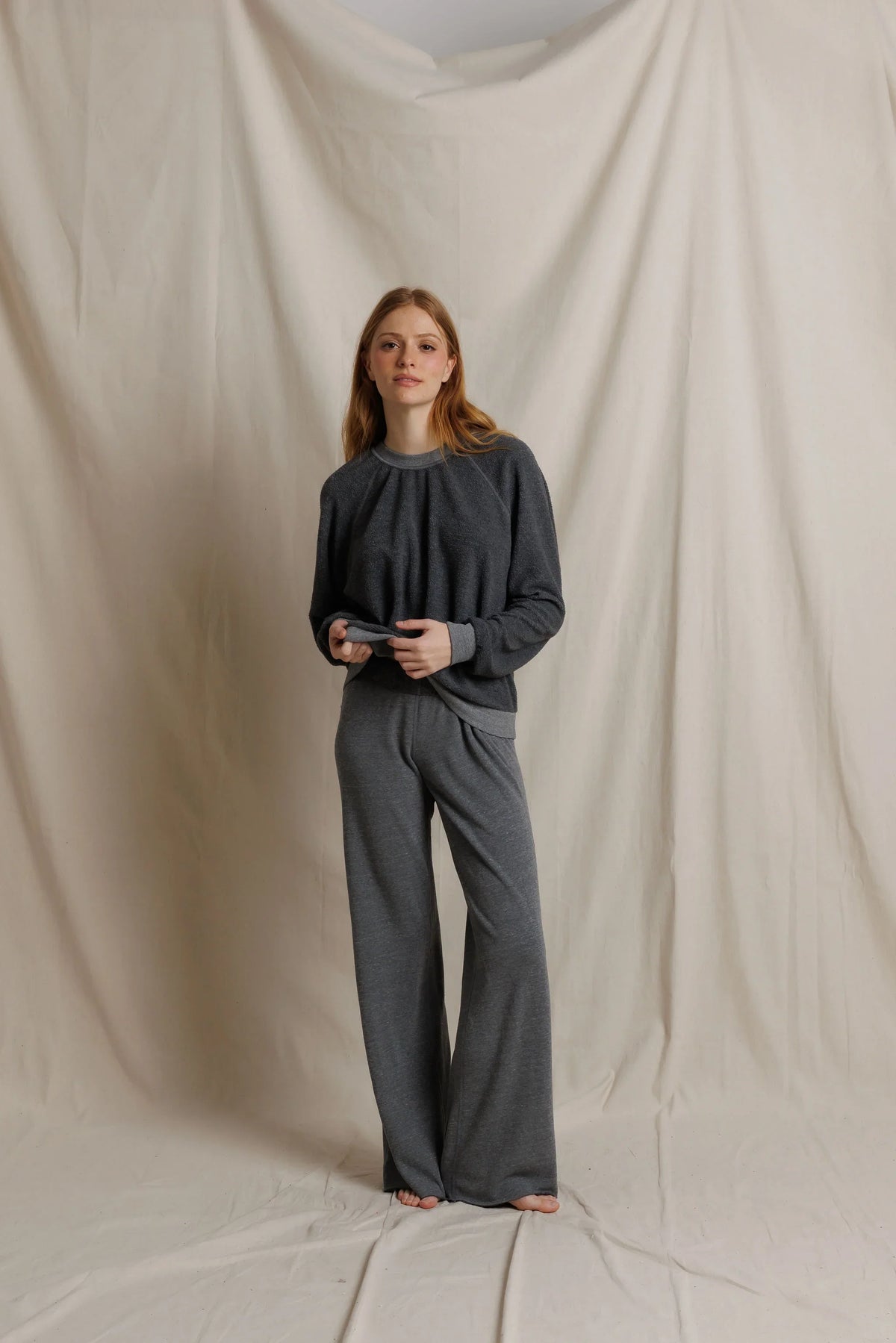 oversized ziggy, dark heather grey