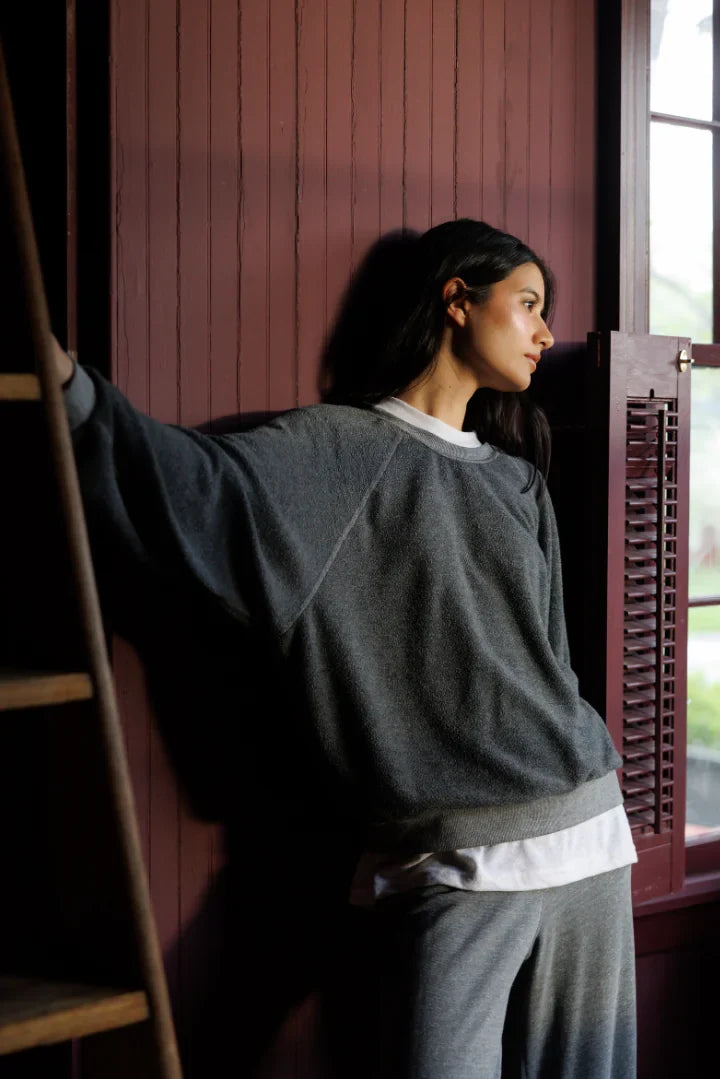 oversized ziggy, dark heather grey