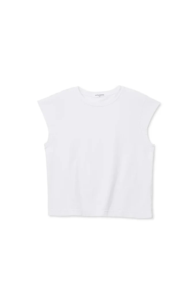 porter tee, white