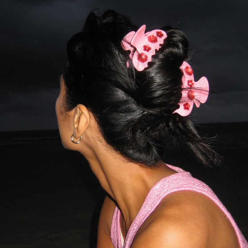 Sweetheart Clip in Palm Blossom