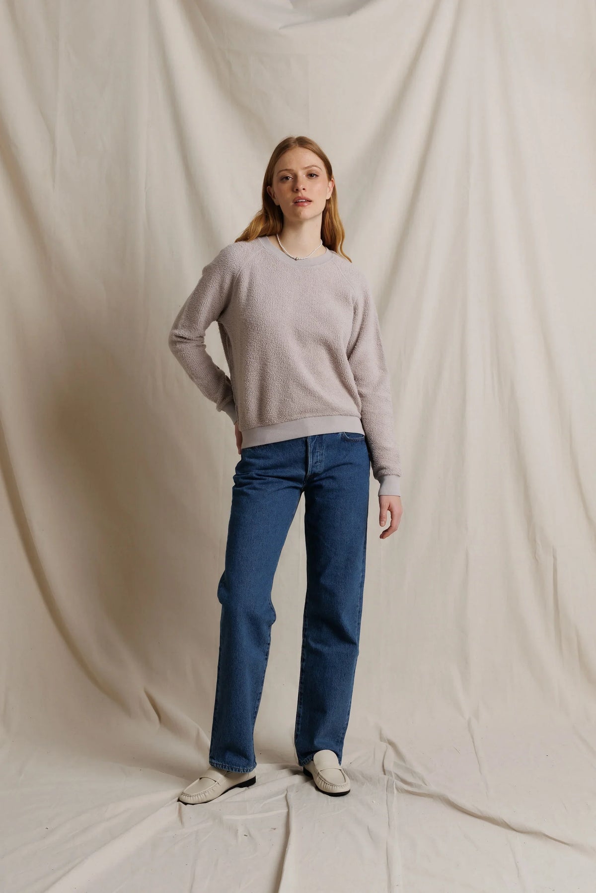 ziggy sweatshirt, cloud grey