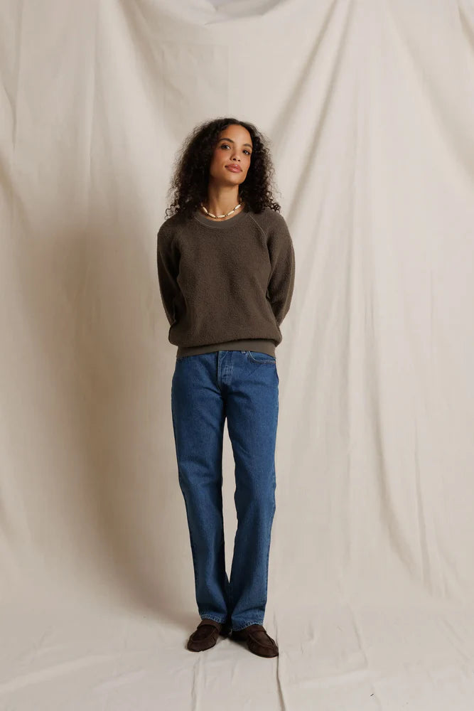 ziggy sweatshirt, dark olive