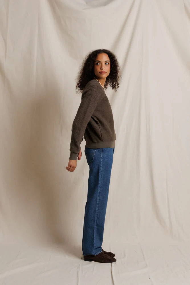 ziggy sweatshirt, dark olive