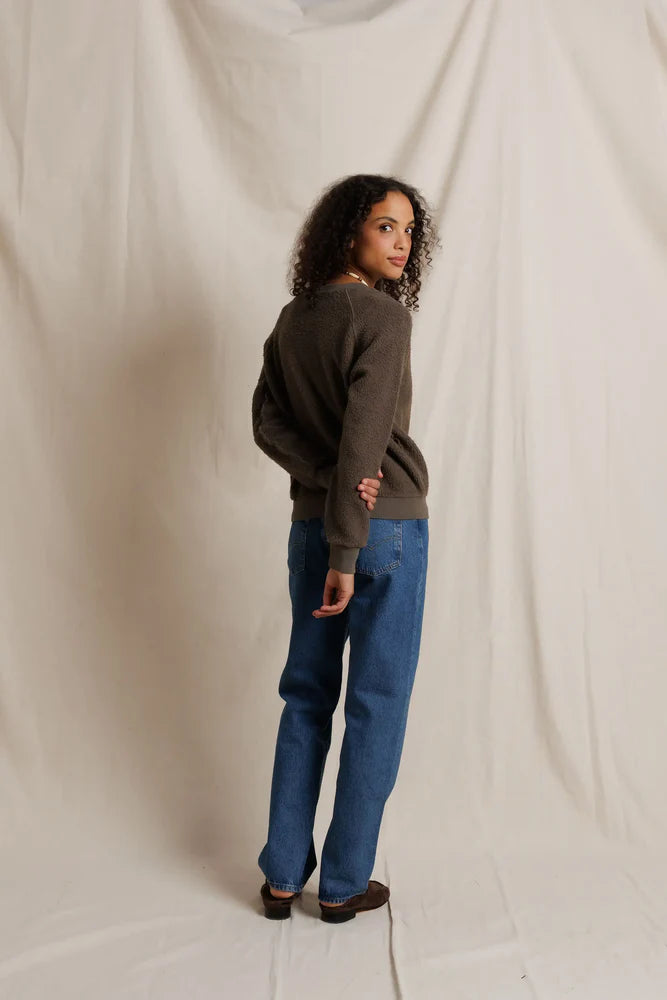 ziggy sweatshirt, dark olive