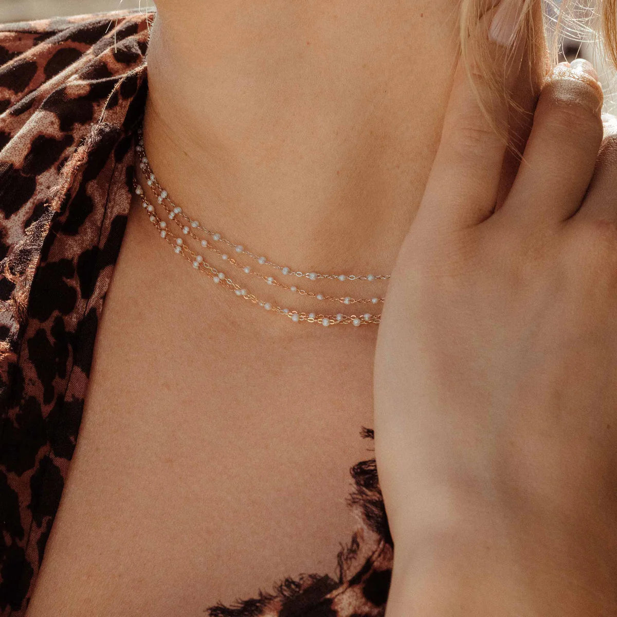 Classic Necklace in Opal