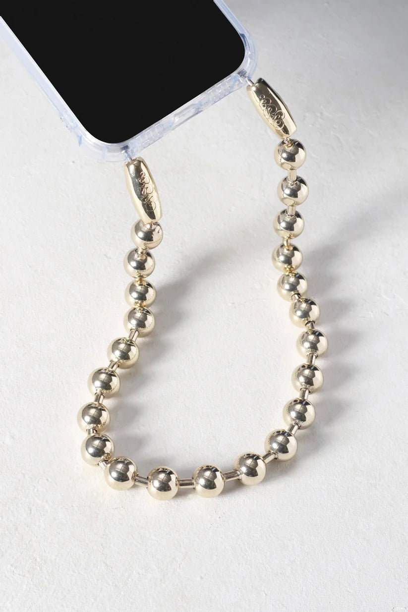 Exploded Ballchain Wristlet, Gold