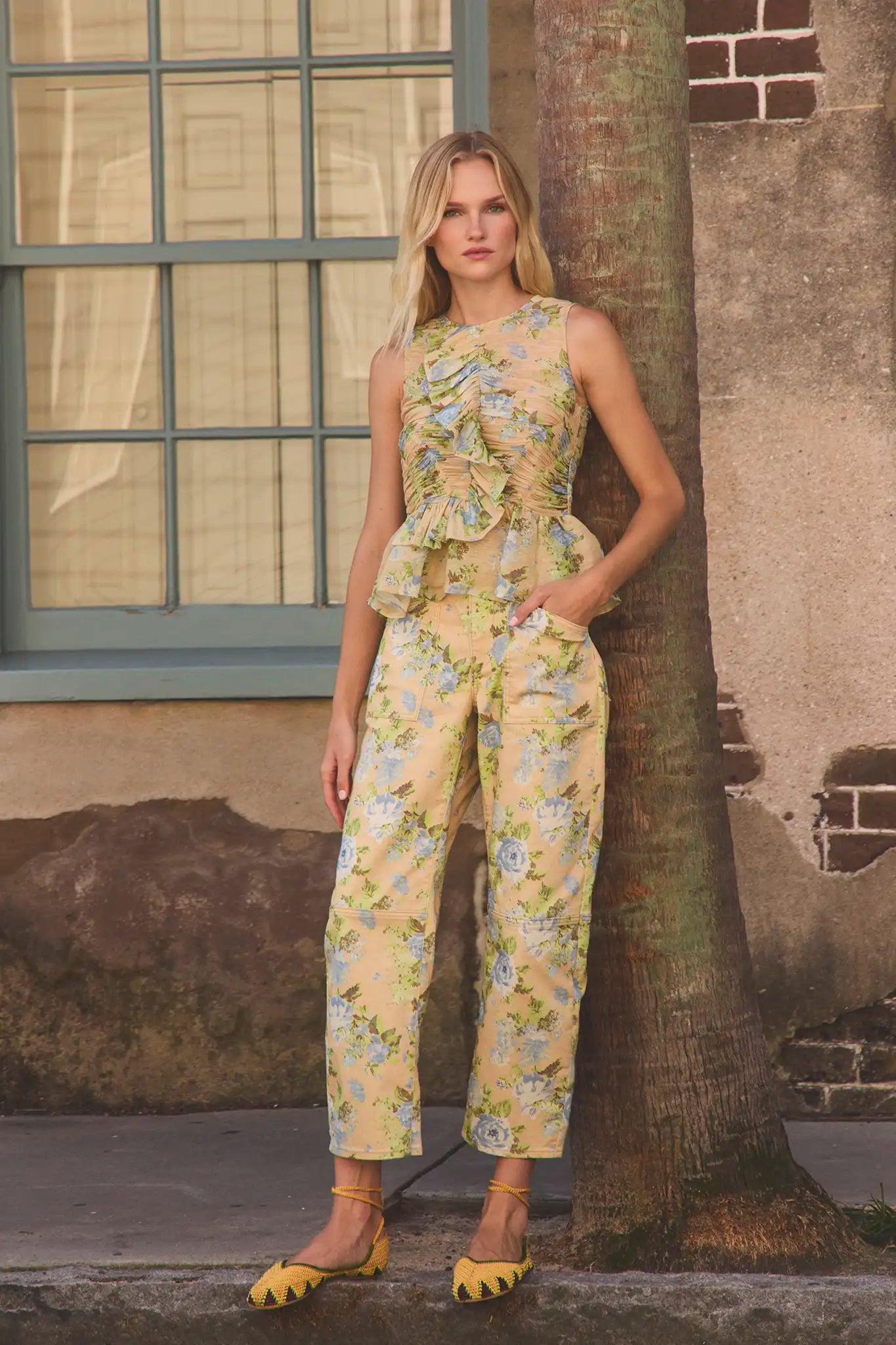 Mallory Jeans, Garden Rose Peri