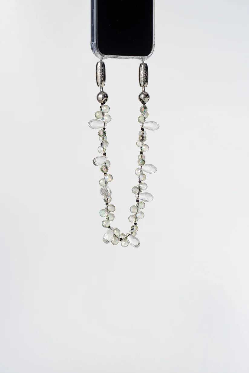 Faceted Crystal Wristlet