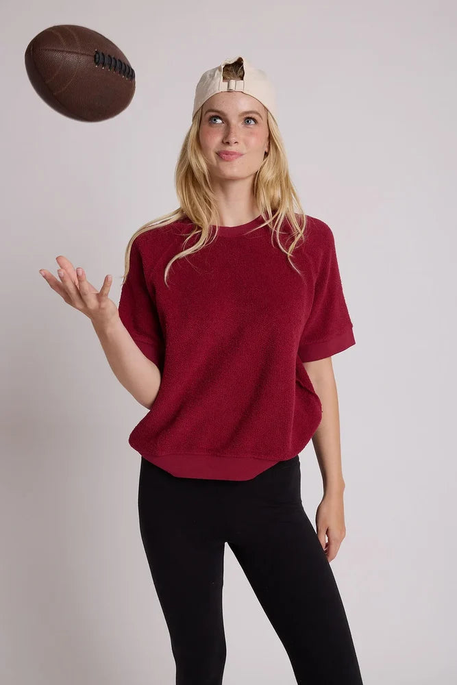 Ziggy 半袖Tシャツ｜マルーン