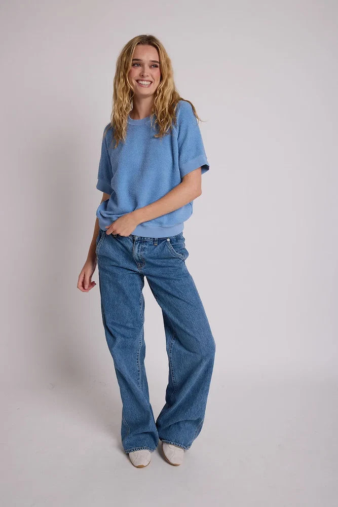 short sleeve ziggy, sky blue