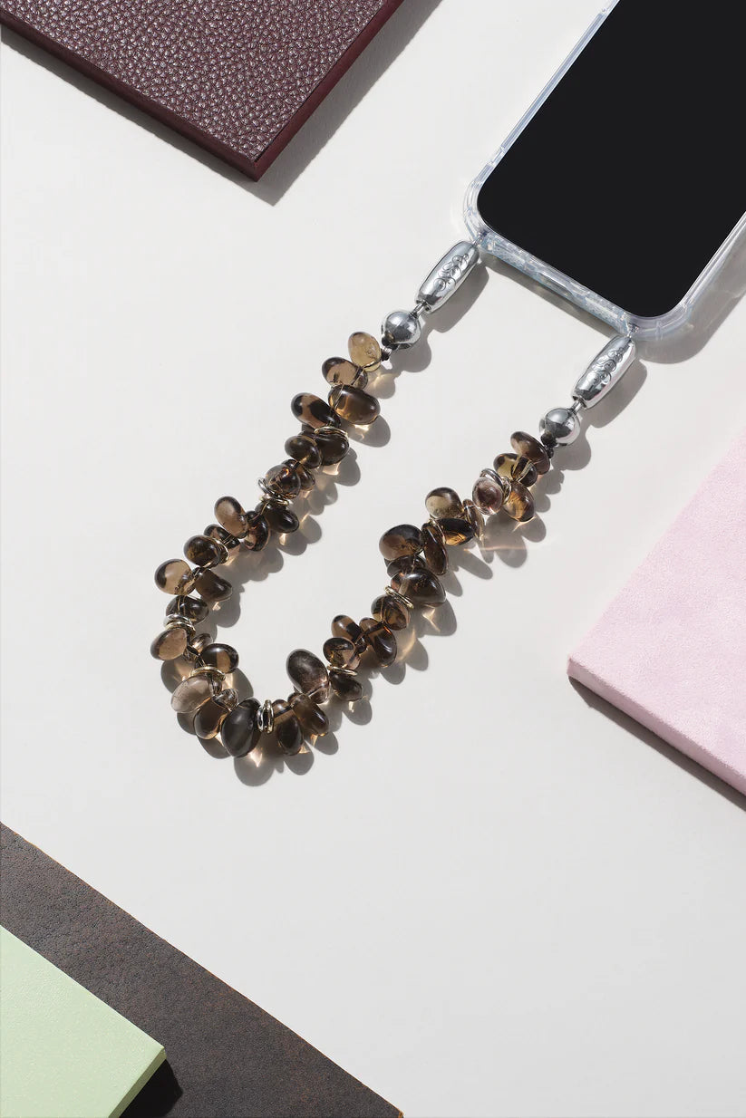 Smoky Quartz Wristlet