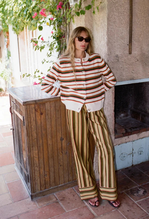 Lorene Venice Stripe Cardigan