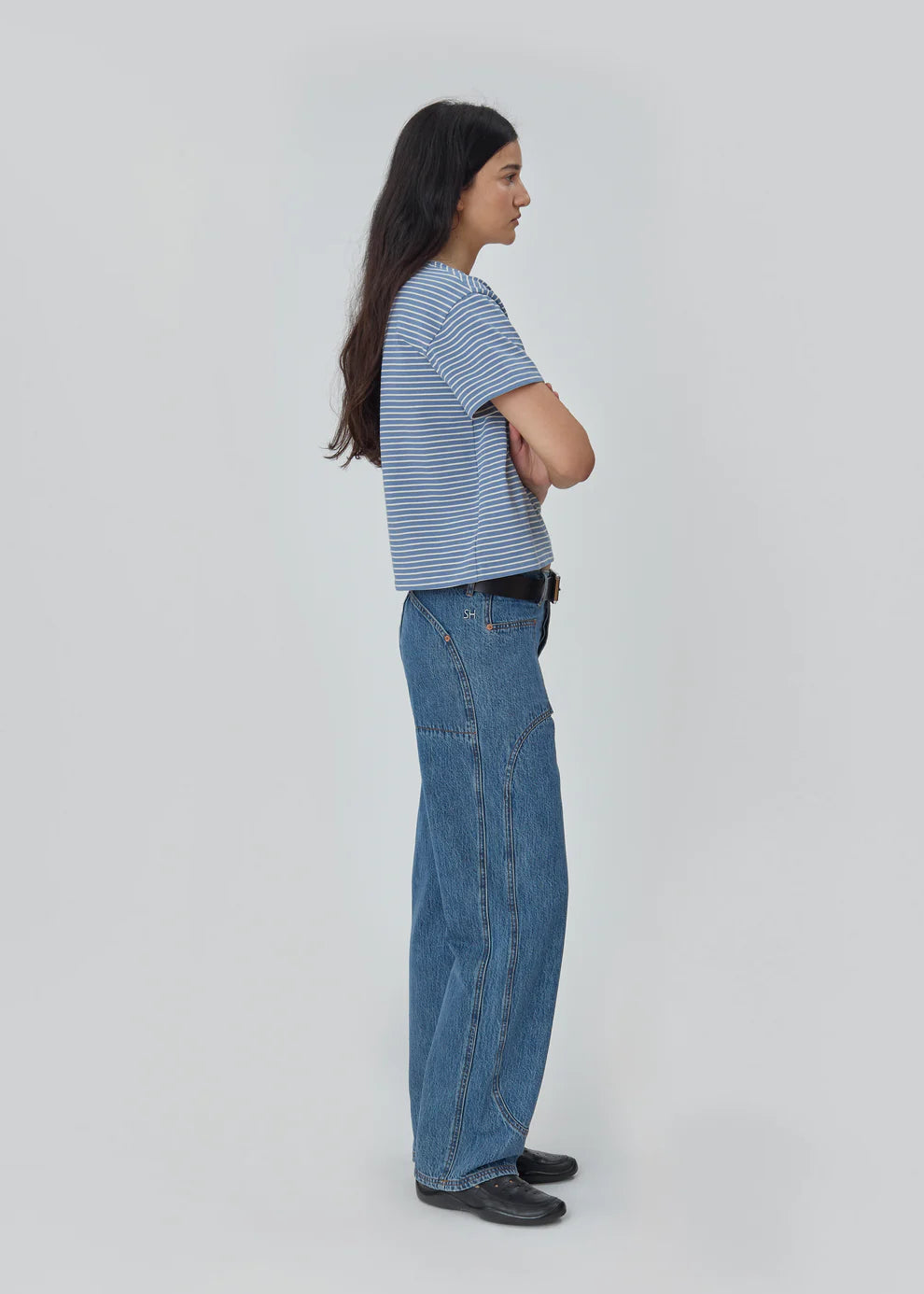 Stripe Tee in Blue