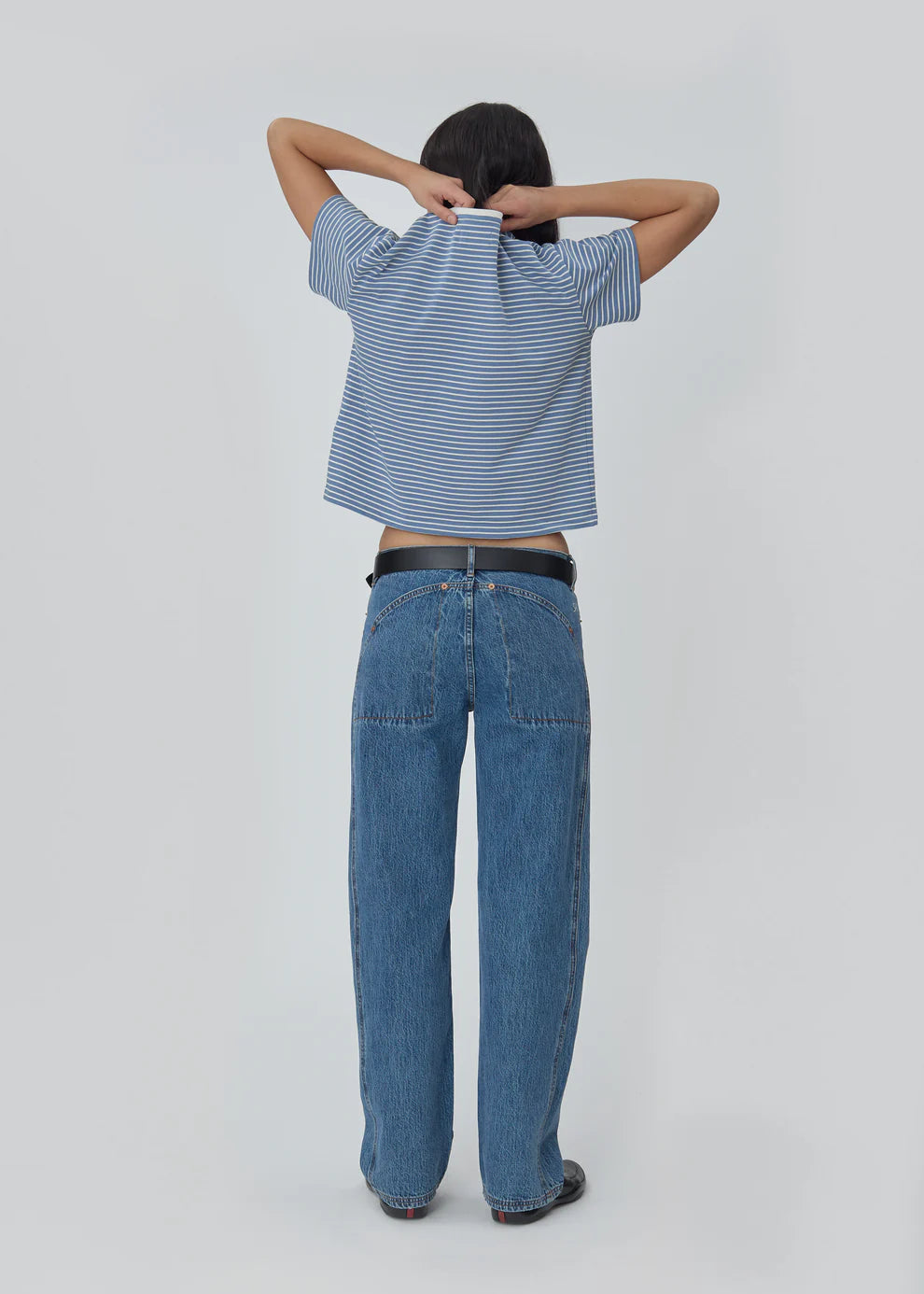 Stripe Tee in Blue