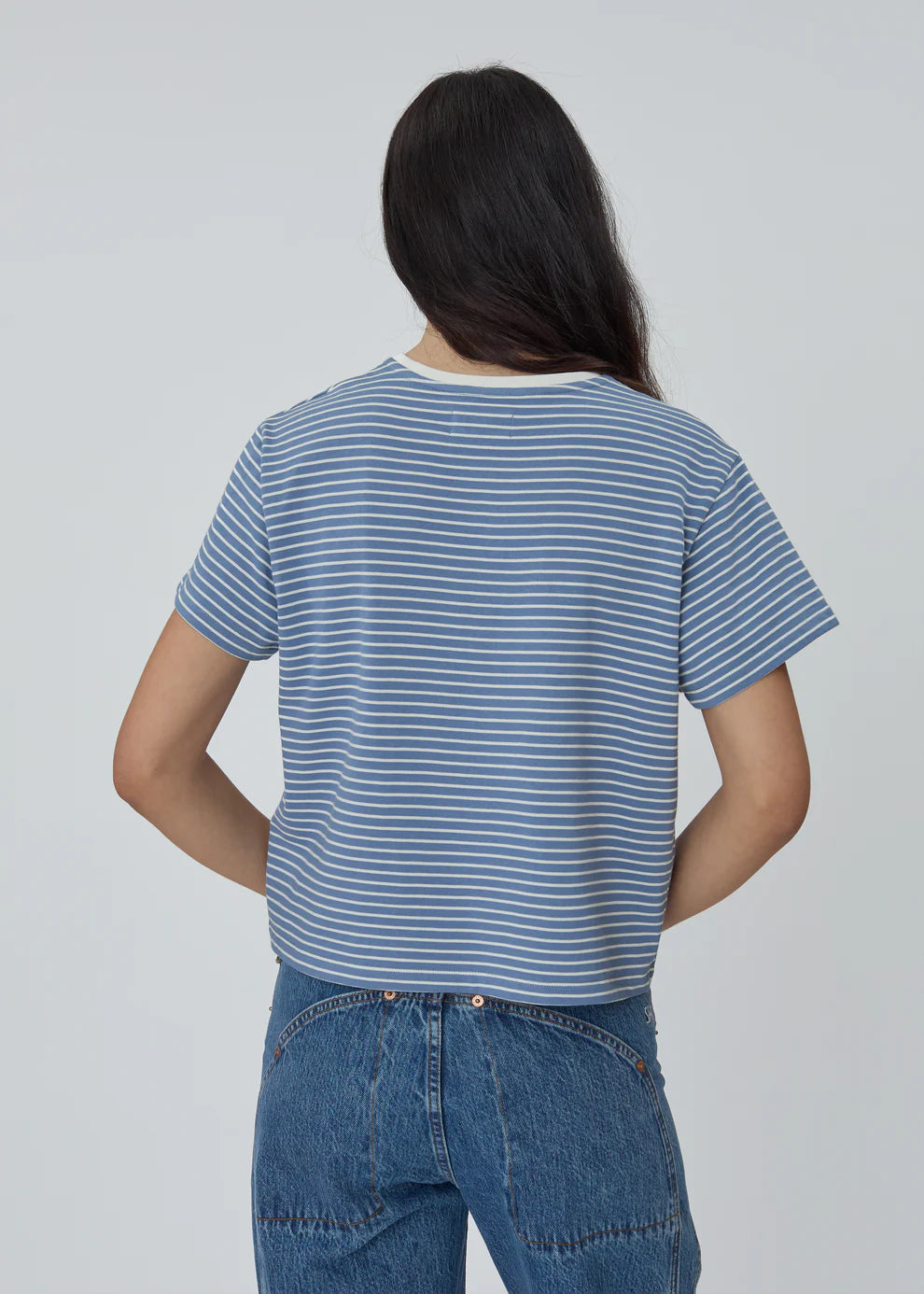 Stripe Tee in Blue