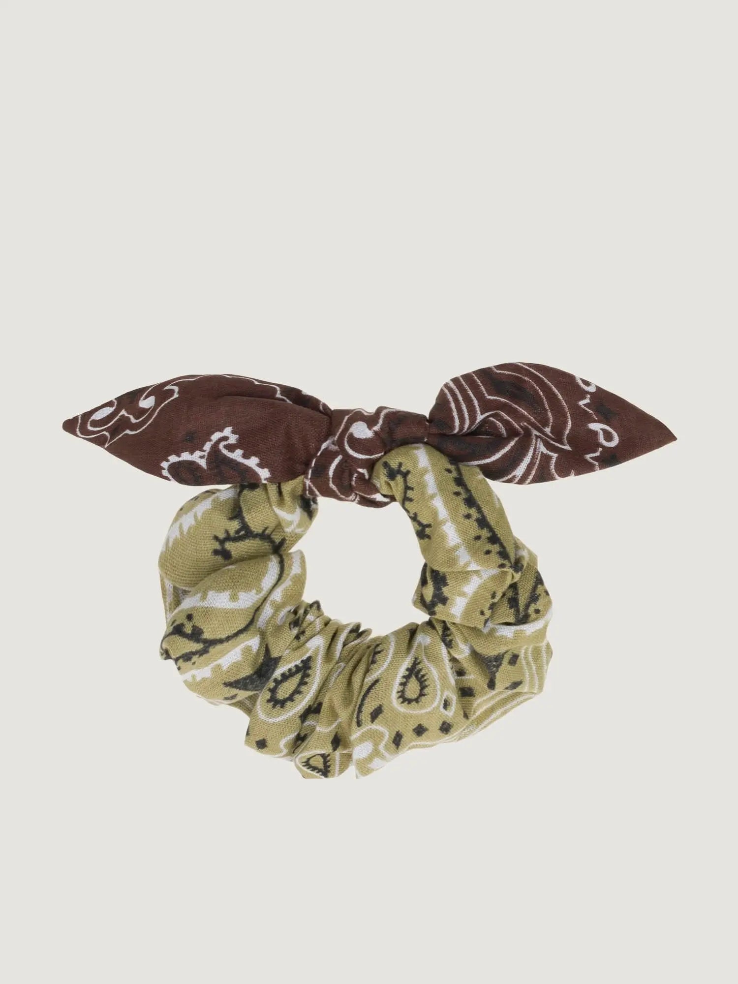 Scrunchy, Beige & Brown