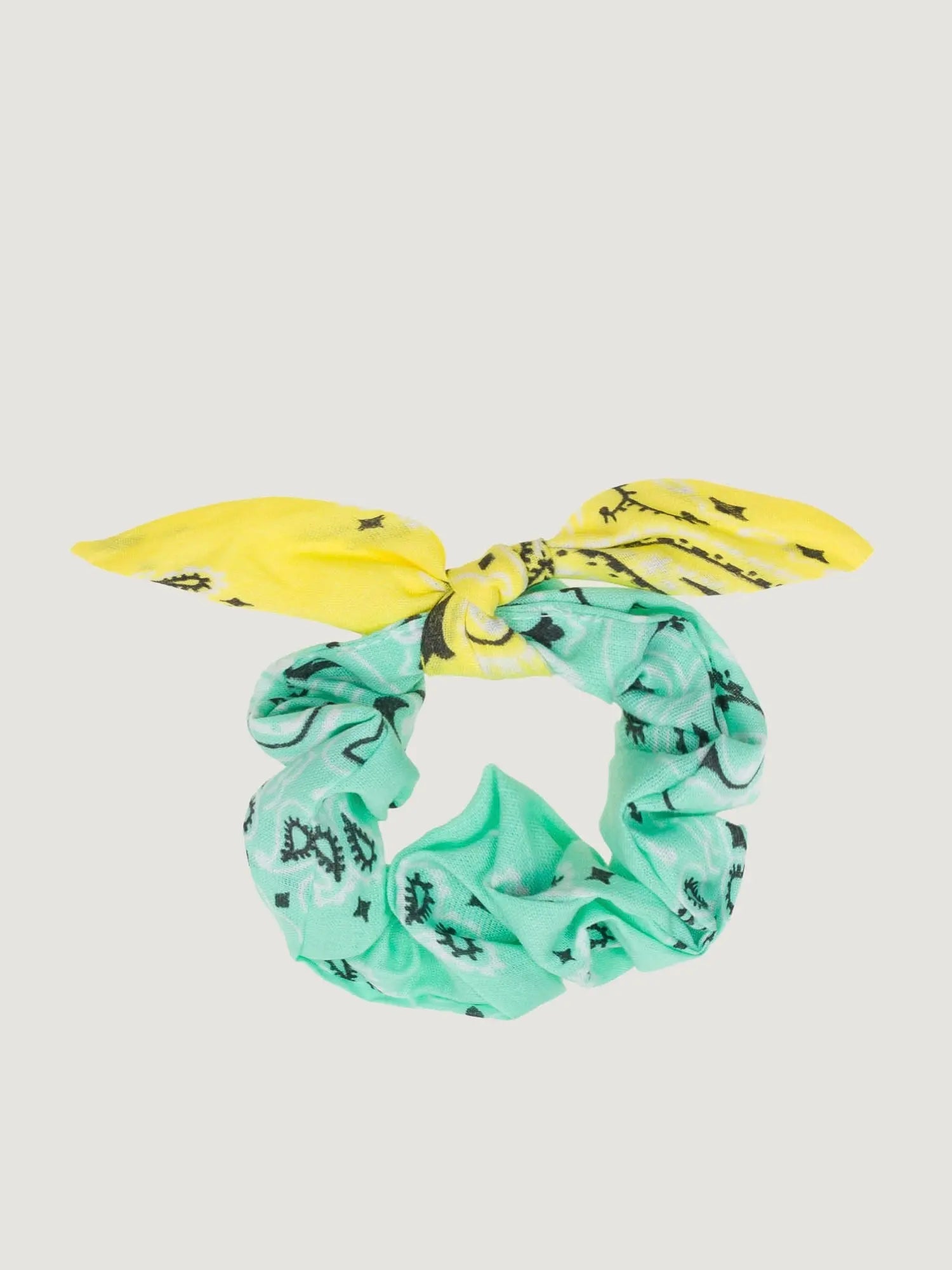Scrunchy, Mint & Pale Yellow