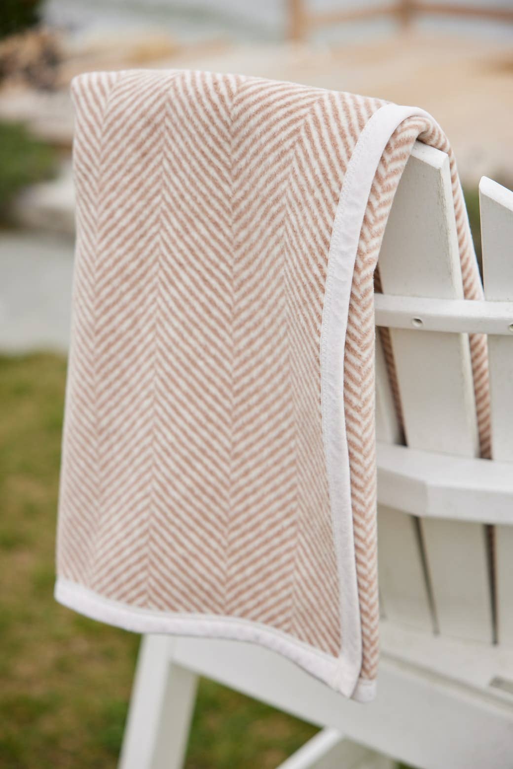 Herringbone Tan Blanket