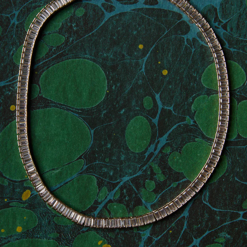 Baguette Tennis Necklace