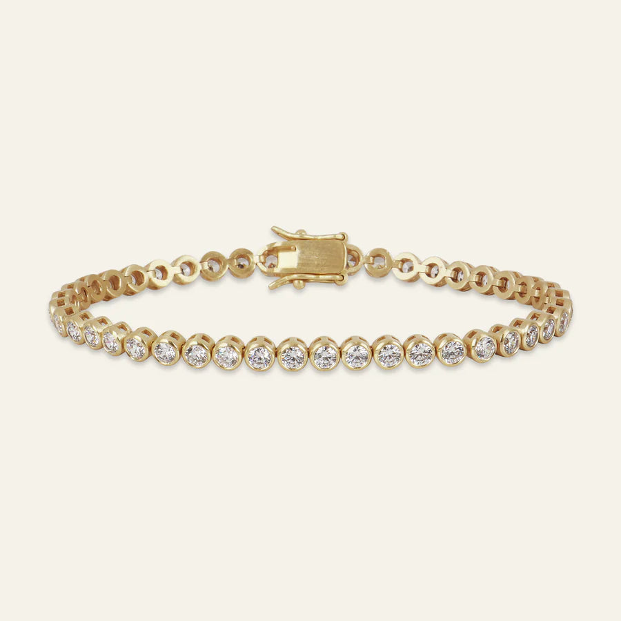 Bezel Tennis Bracelet