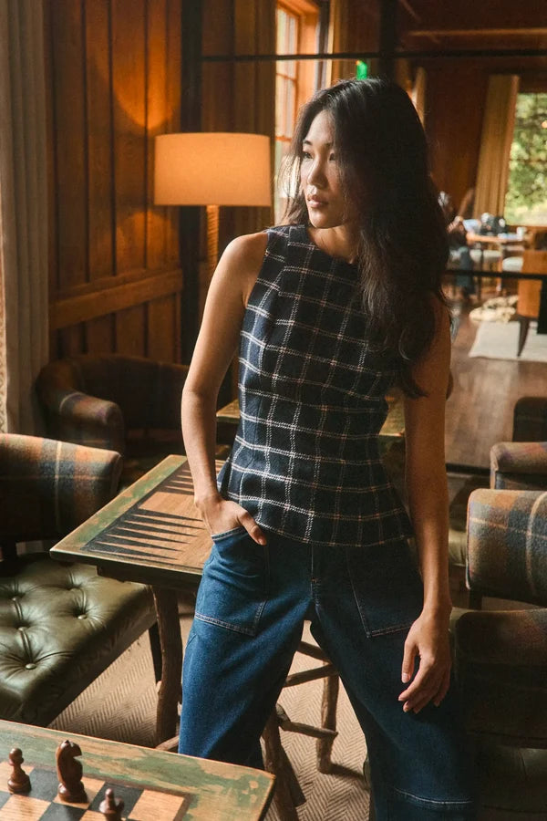 Bini Top, St. Andrews Check