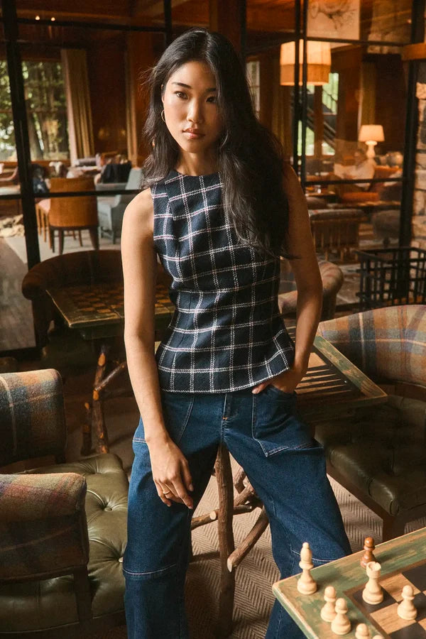 Bini Top, St. Andrews Check