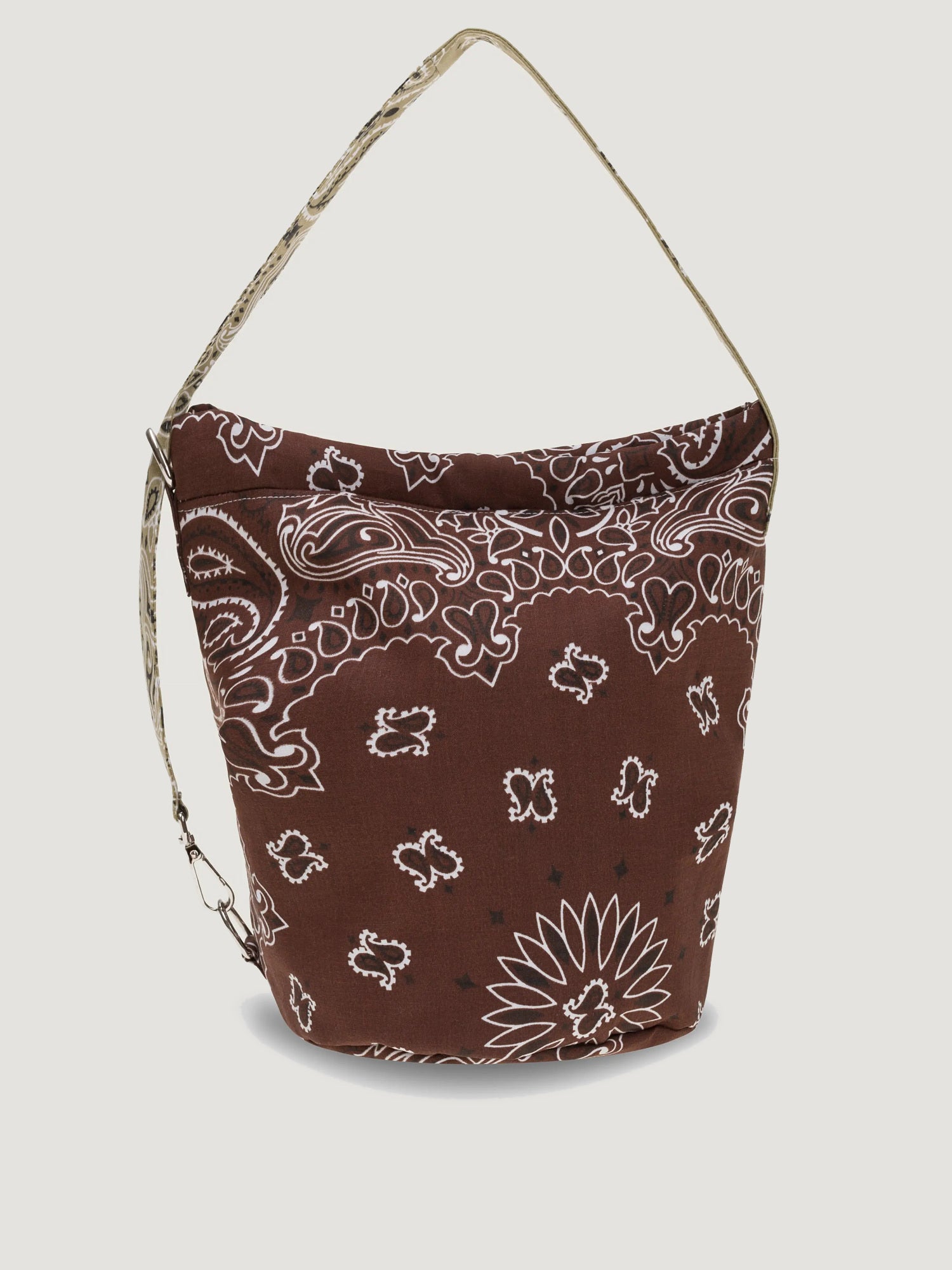 Seau Bag, Brown & Beige