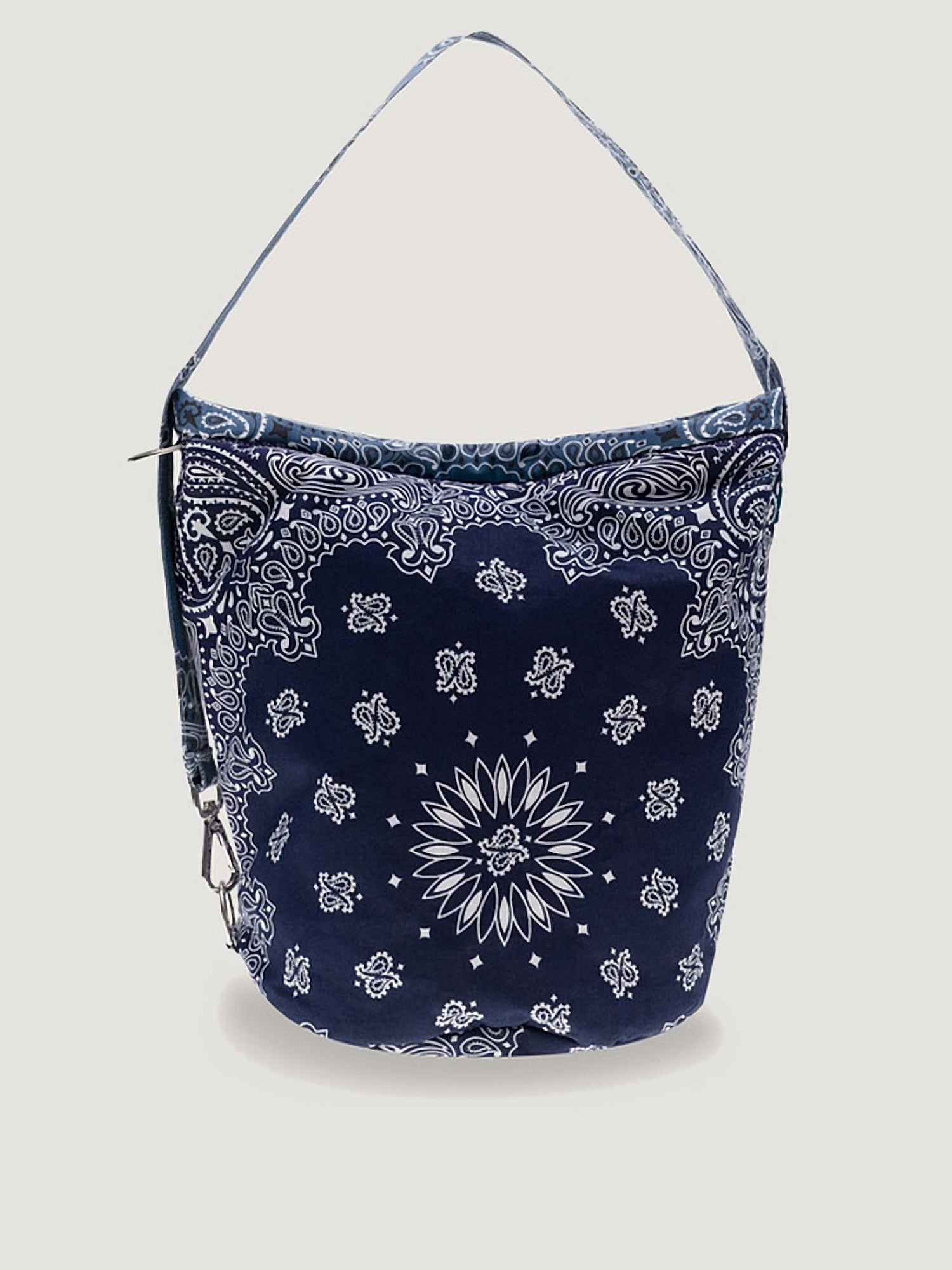 Maxi Seau Bag, Navy & Chambray