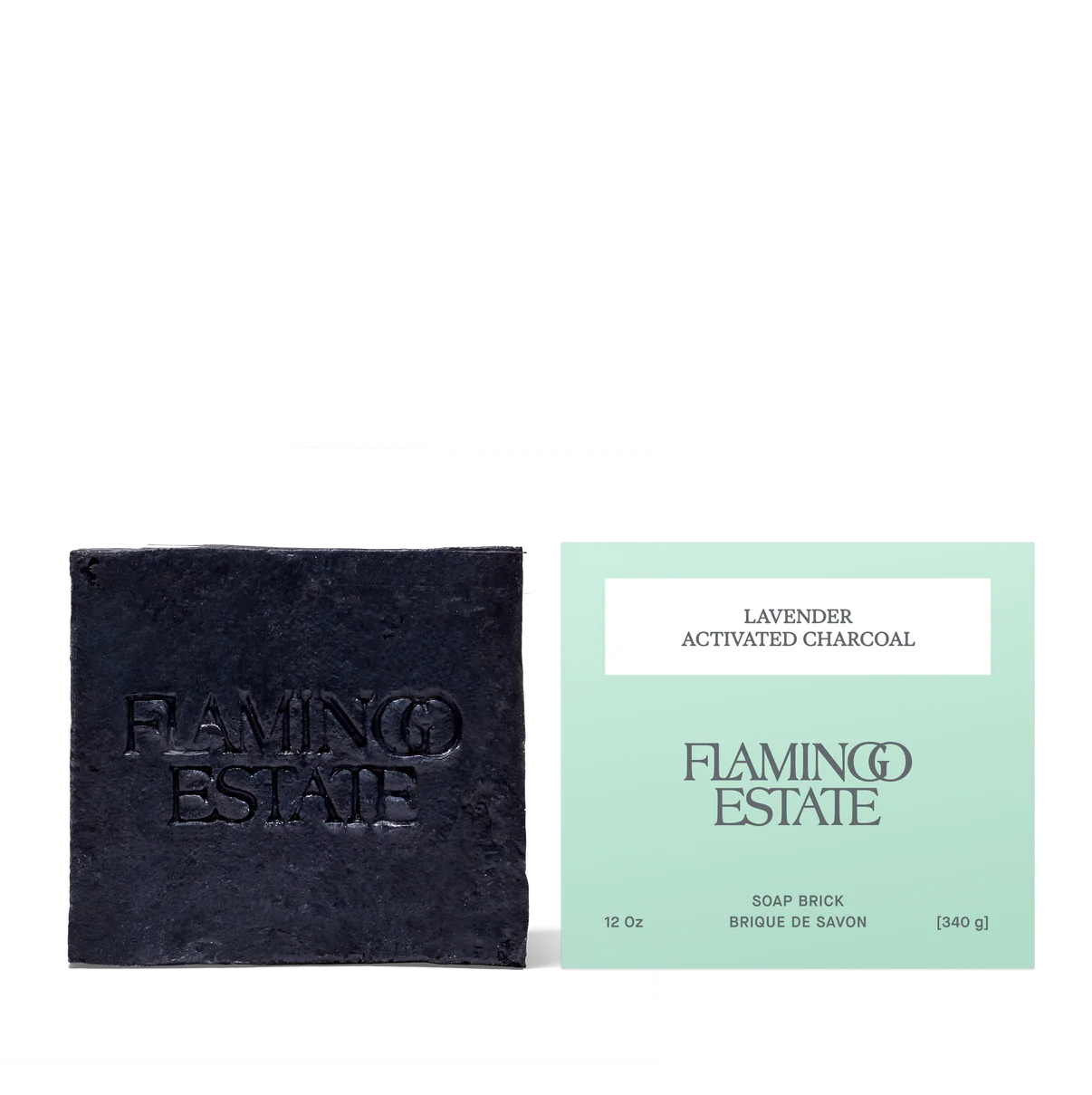 Lavender Charcoal Soap Brick