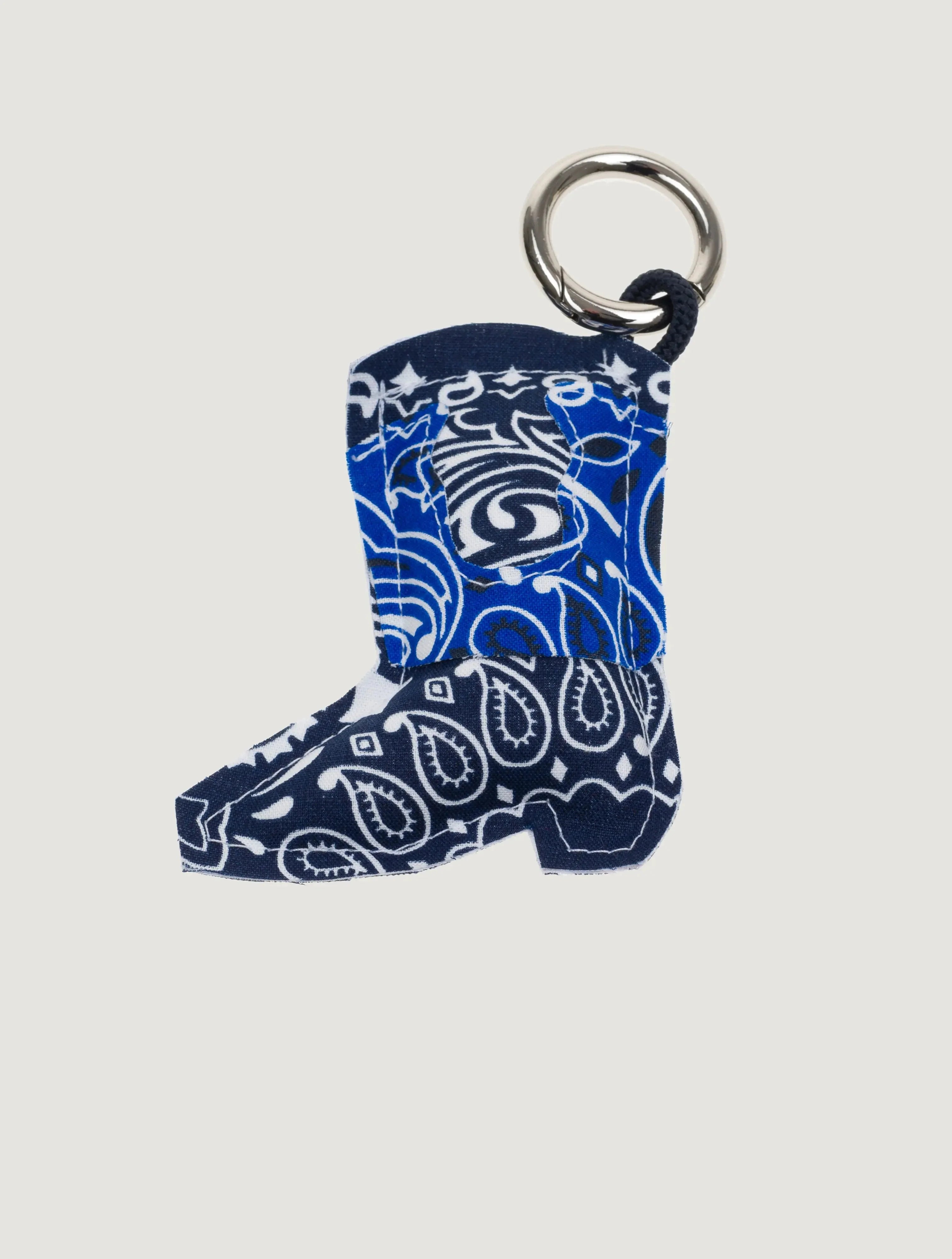 COWBOY BOOT Keychain, Navy & Indigo