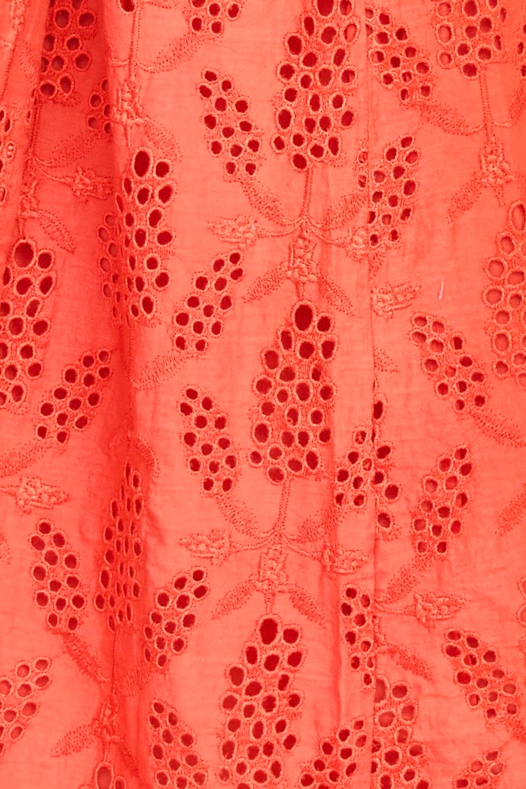 Somerset Dress, Chili Hyacinth Eyelet