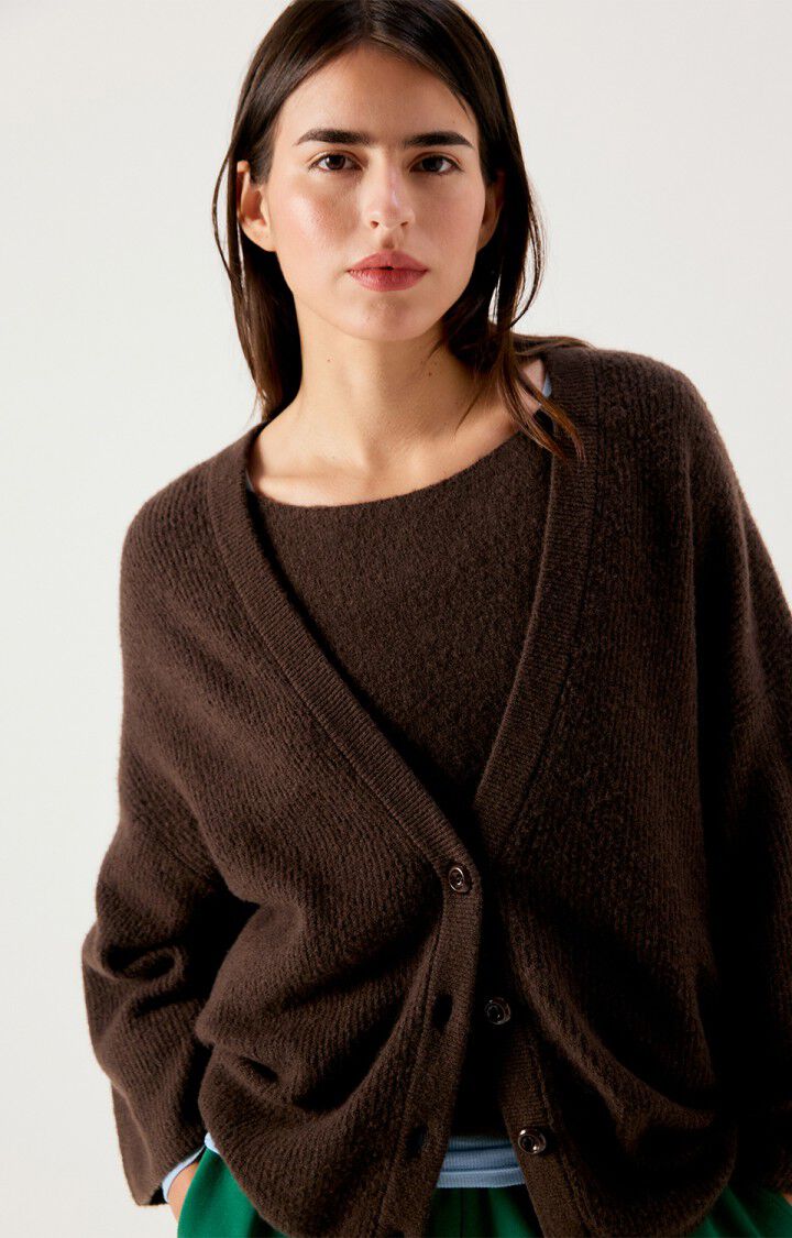 Damsville Cardigan, Brown