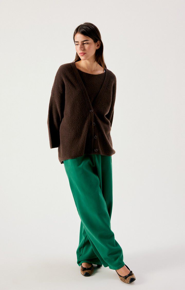Damsville Cardigan, Brown