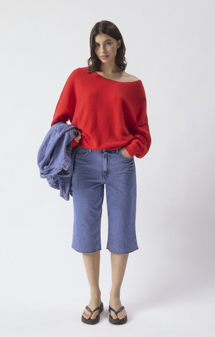 Damsville Sweater, Strawberry