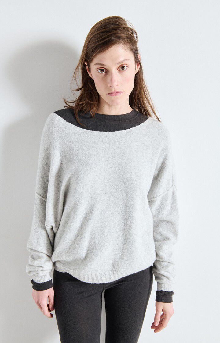 Damsville Sweater, Heather Grey