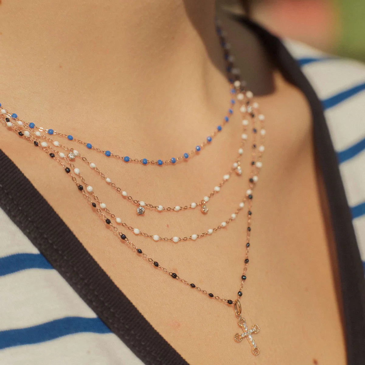 Classic Necklace in Sky