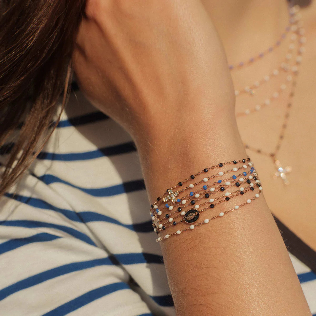 Classic Bracelet in Sky, 7.5 Inch
