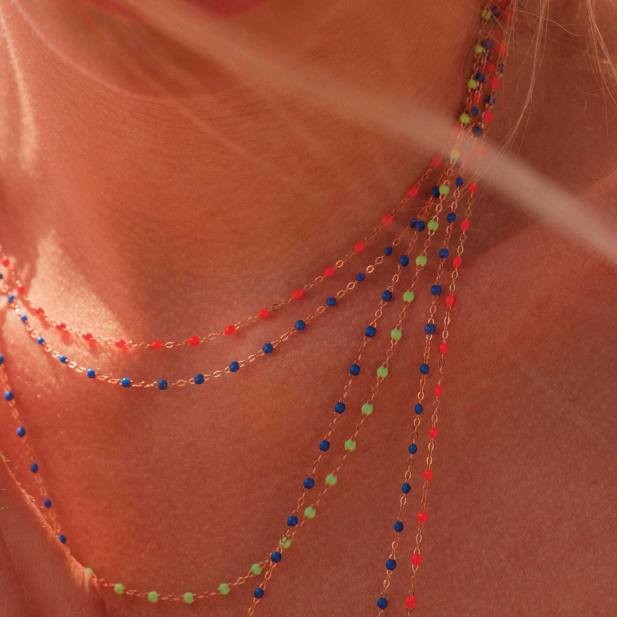 Classic Necklace in Coral