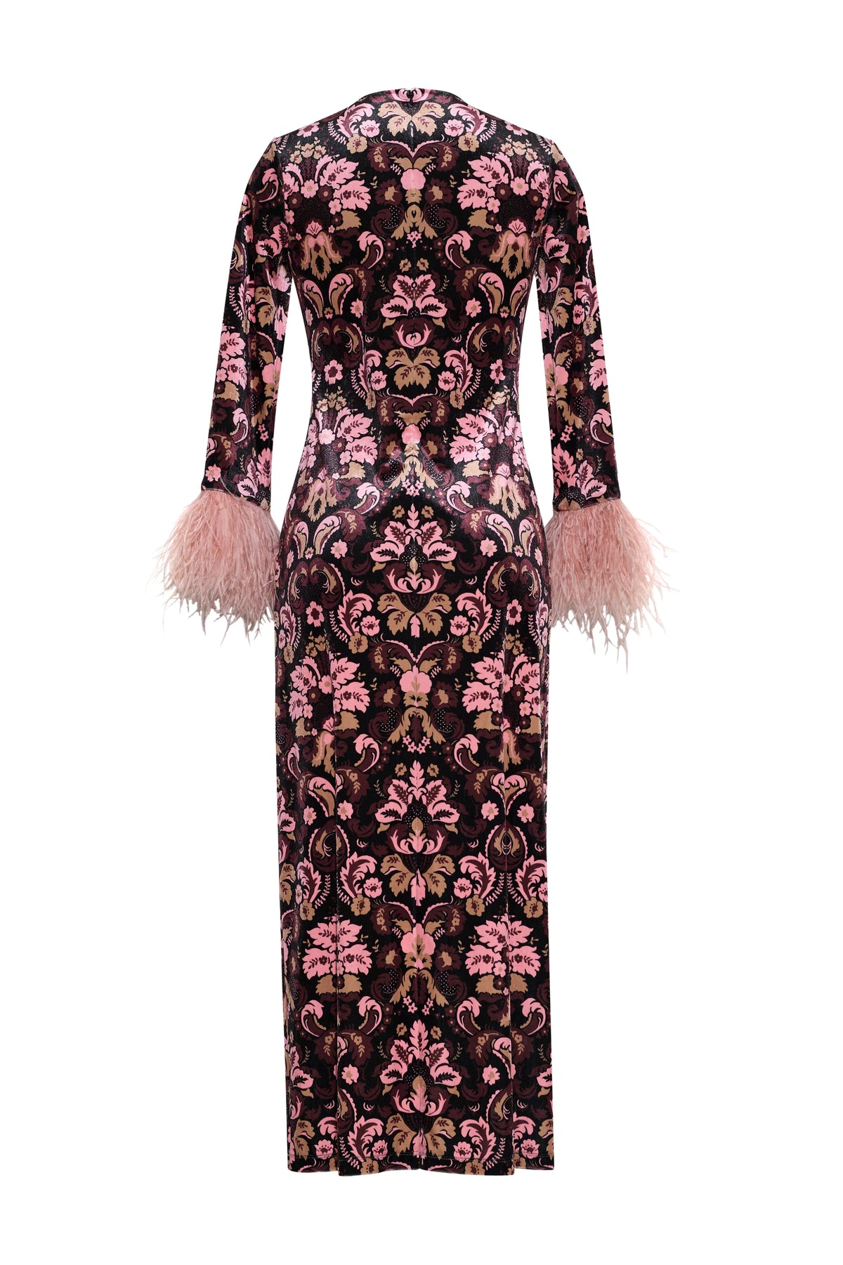 Danya Dress, Damask Black