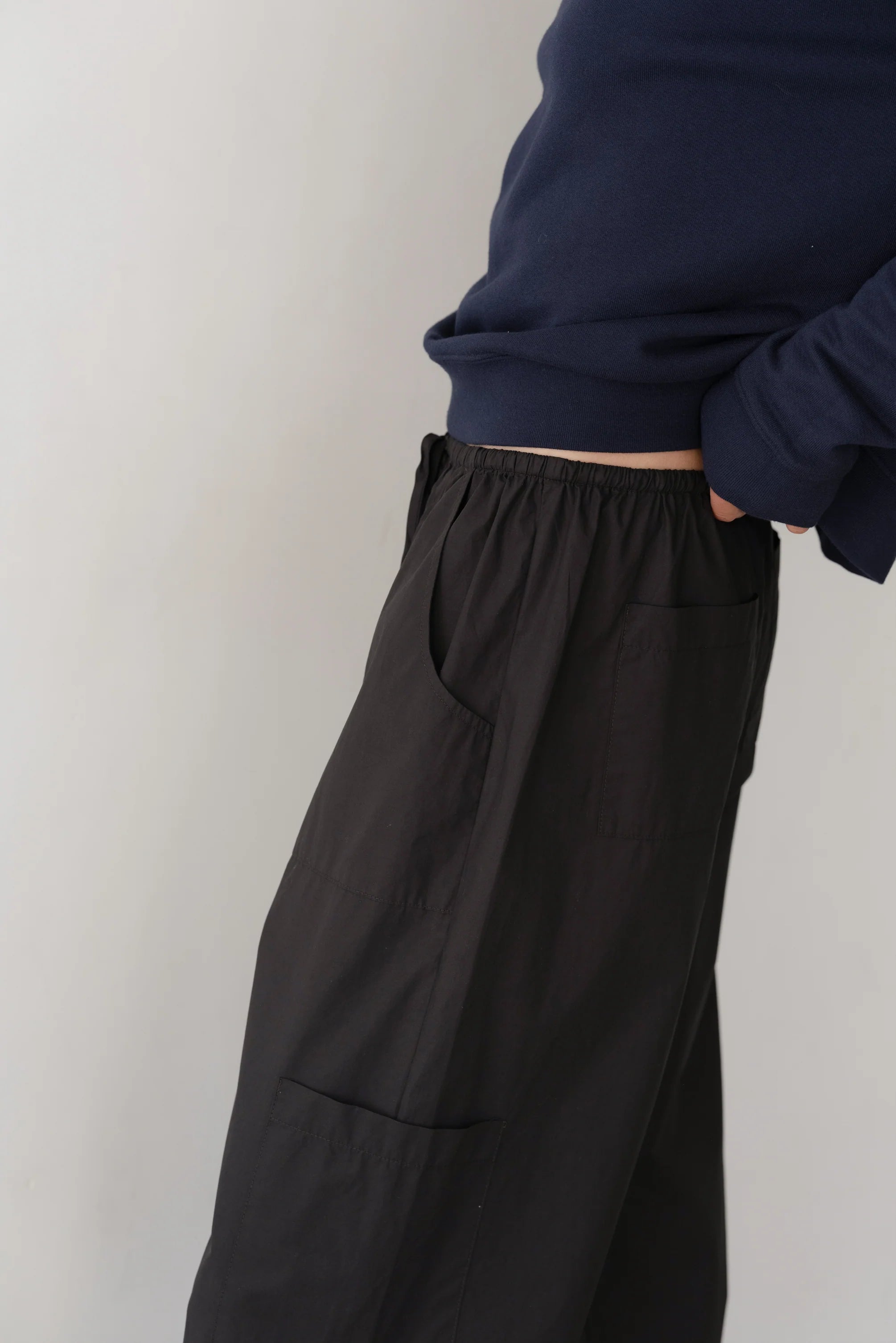 Pop Drawstring Cargo Pant, Jet