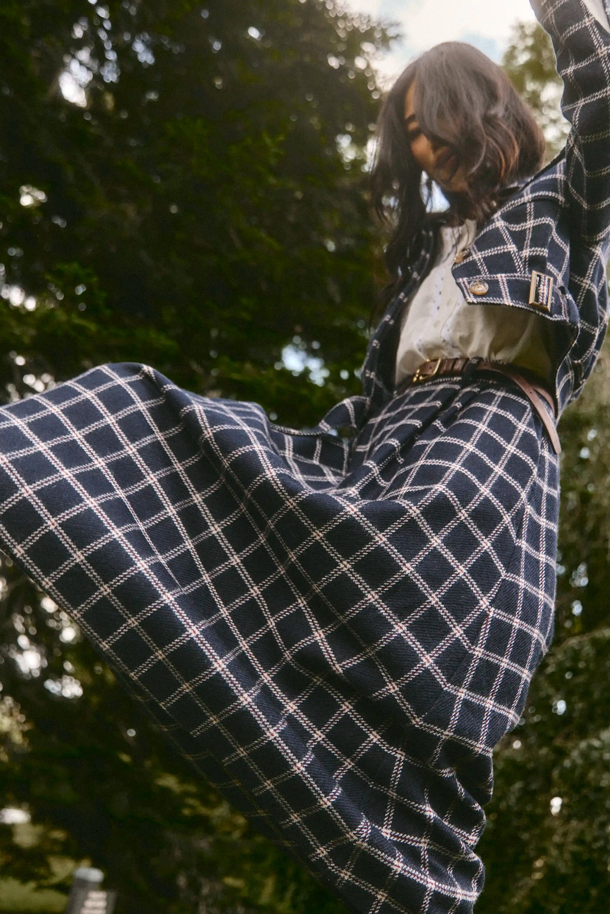Queenby Skirt, St. Andrews Check