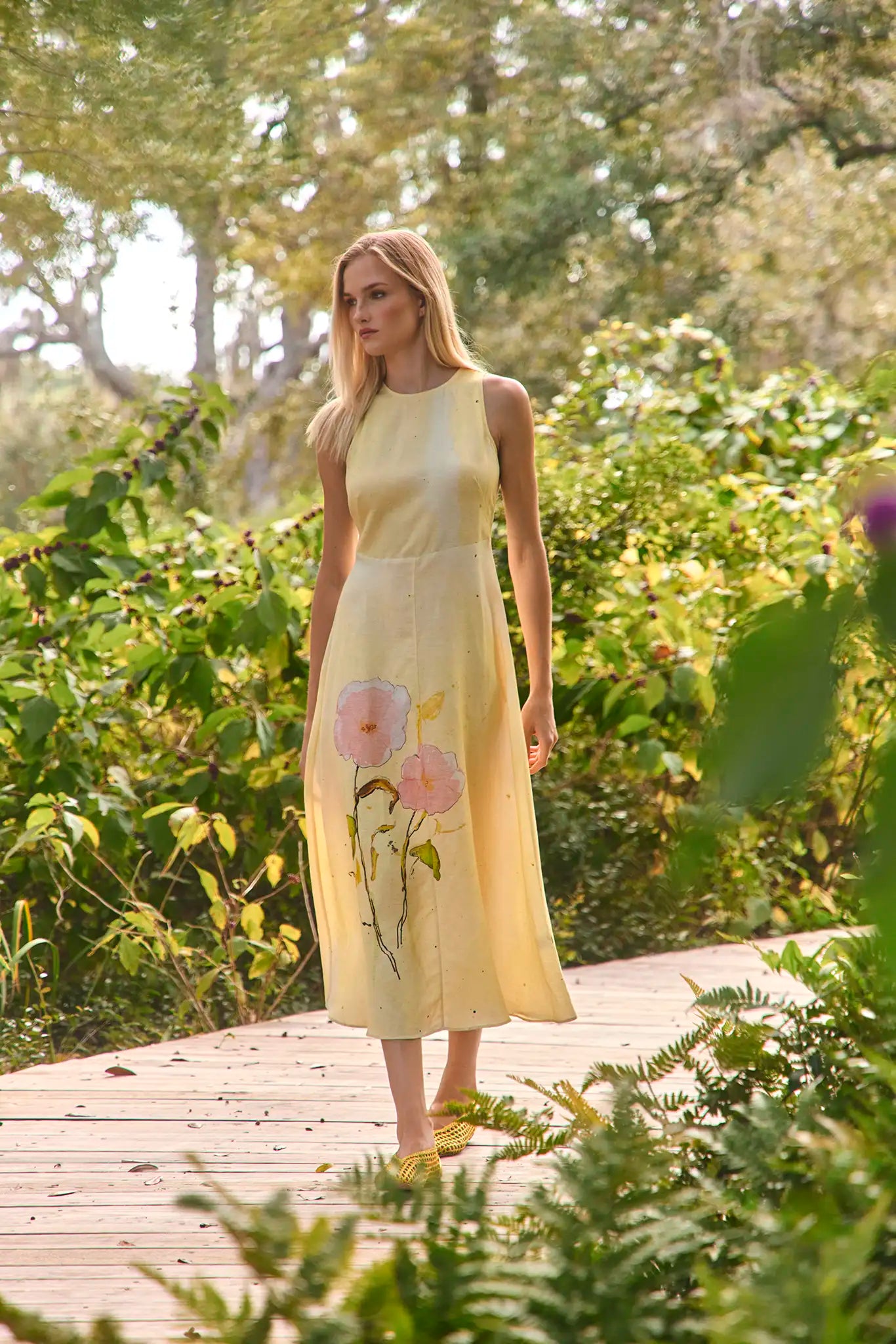 Faith Dress, Quiet Bloom
