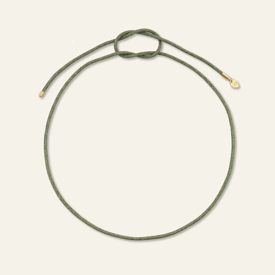Green Lurex Necklace Cord