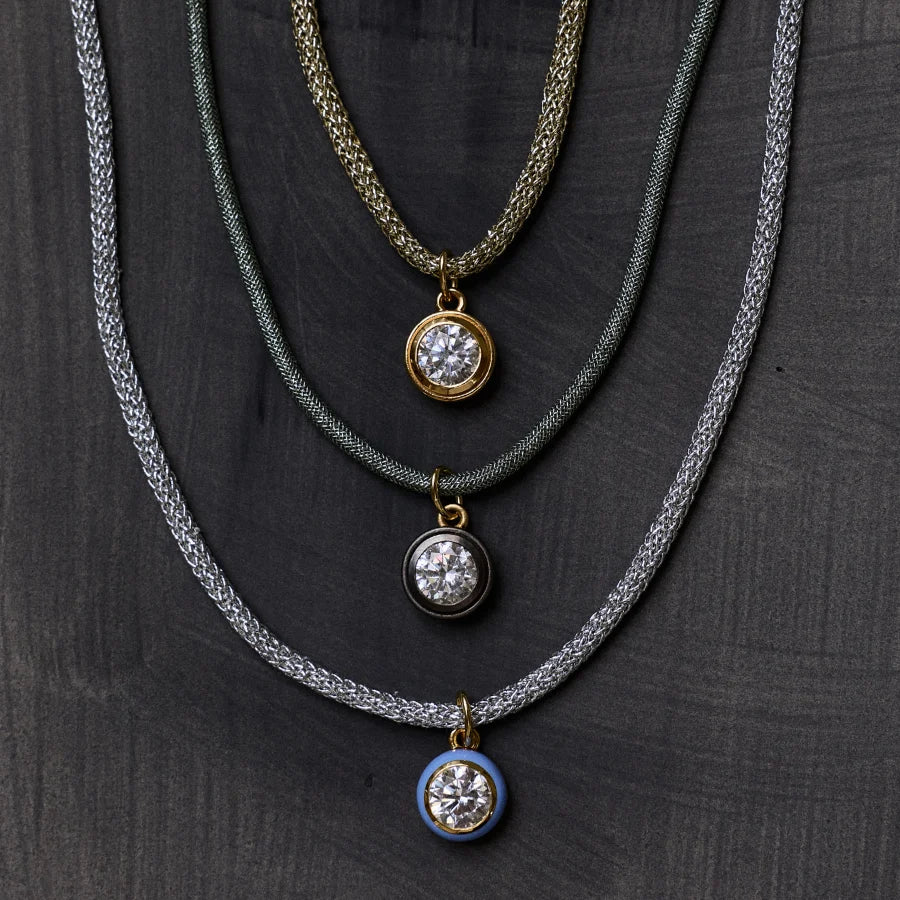 Green Lurex Necklace Cord