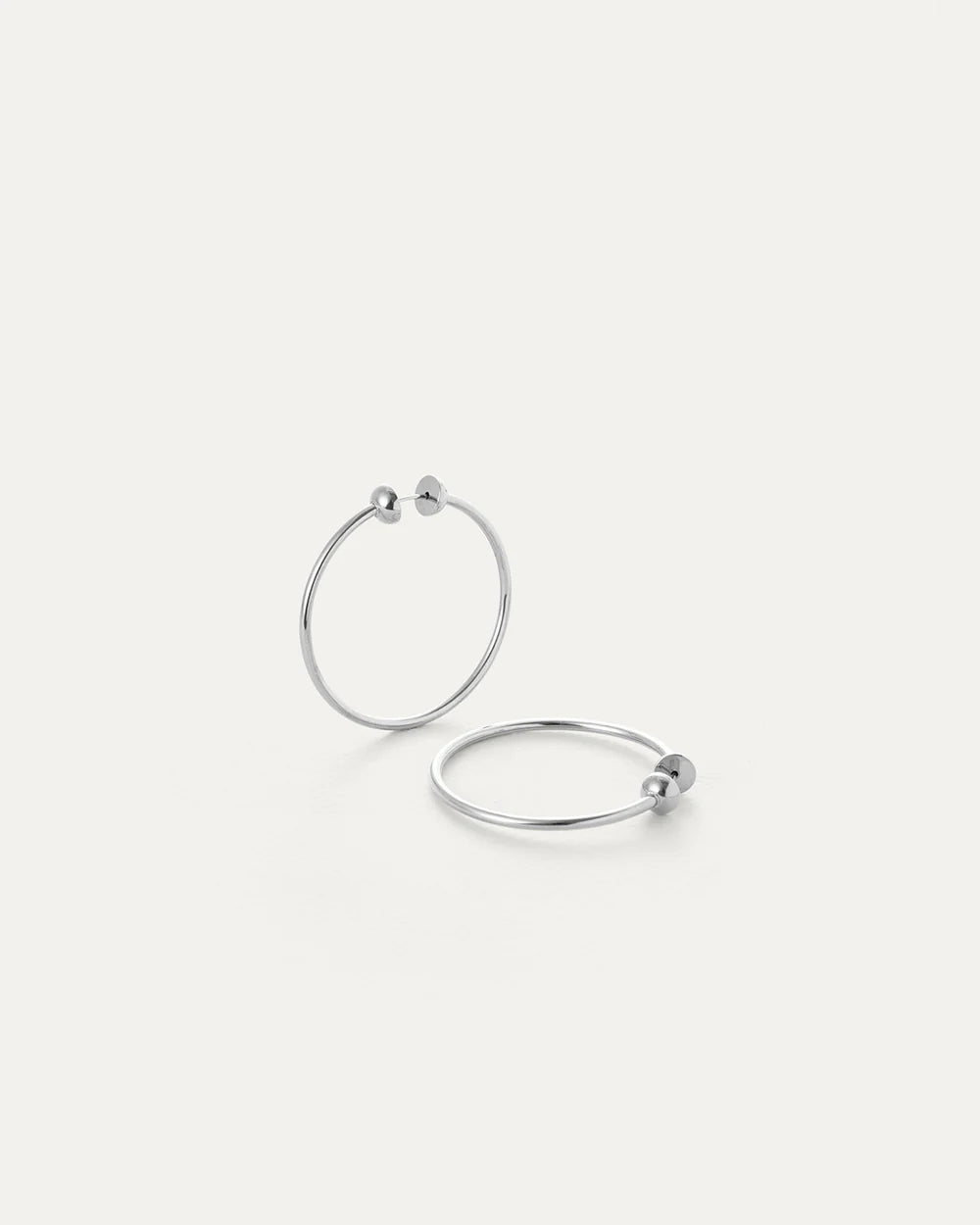 Icon Hoops, Small in Silver