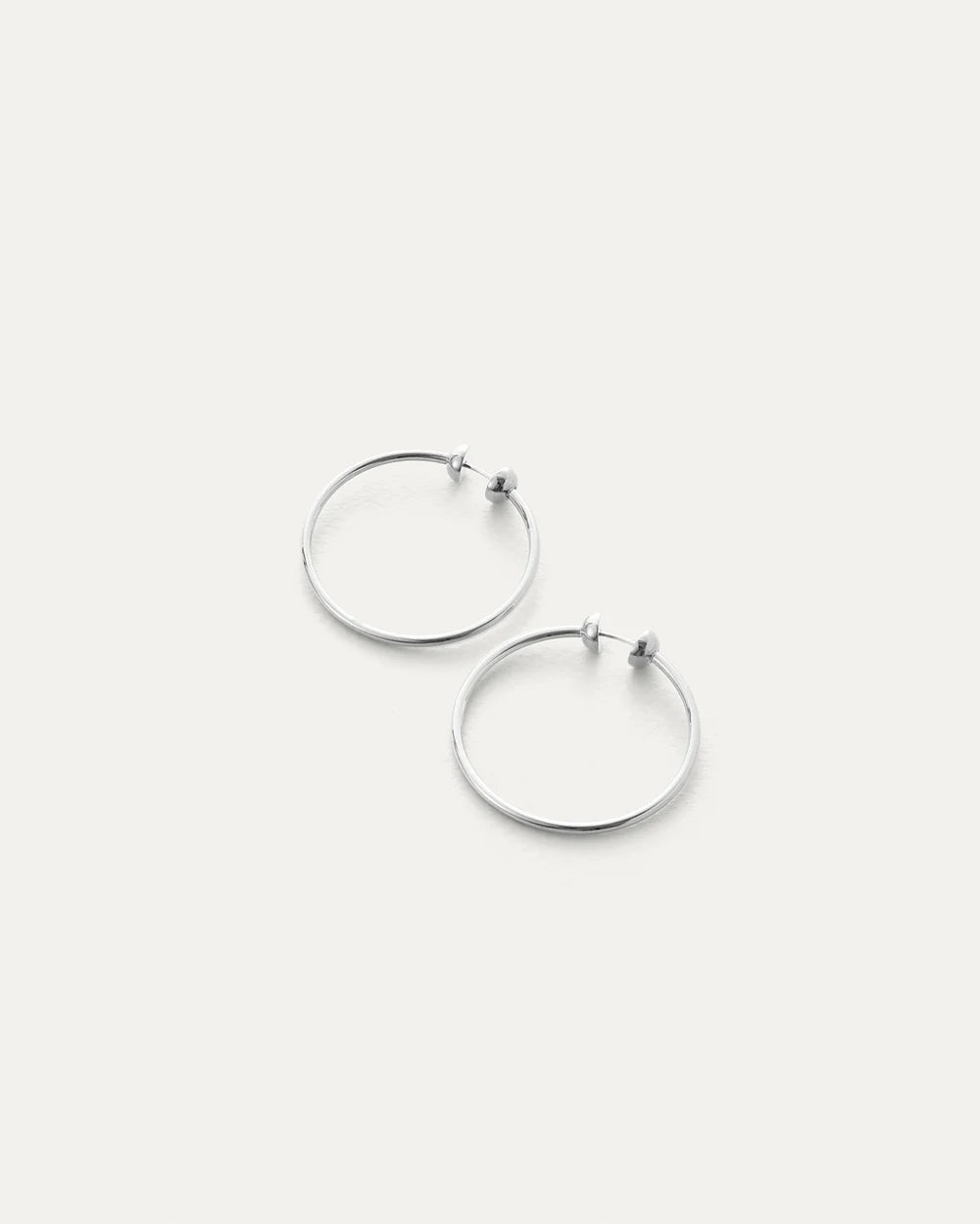 Icon Hoops, Small in Silver