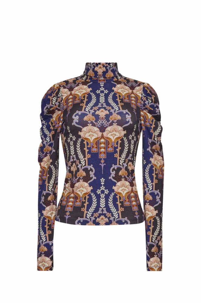 Chira Top, Flora Facade Blue